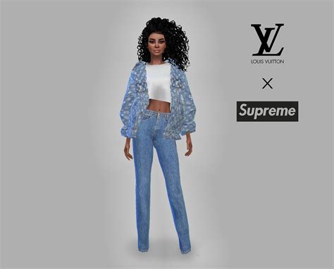 sims 4 supreme x louis vuitton|sims 4 louis vuitton jacket.